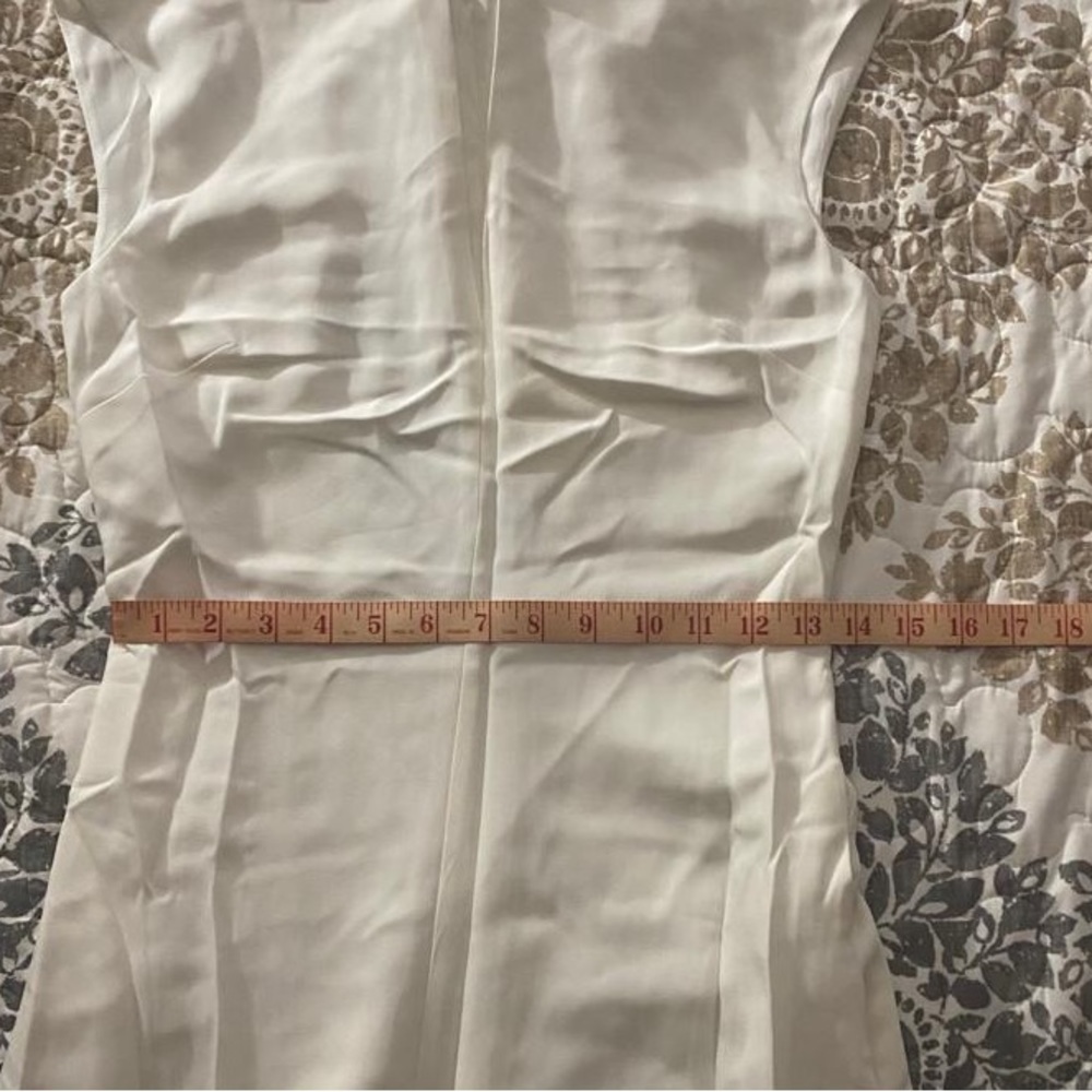 NWT REISS White Livvy Mock Neck Maxi Dress - UK 8/ US 4 - Picture 13 of 16